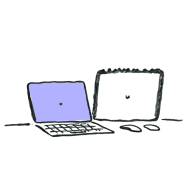 AI Laptop Illustration